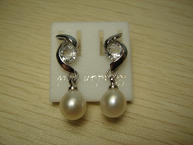 925 silver pearl necklace