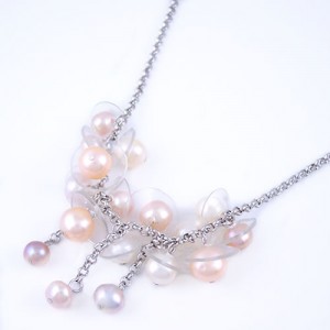 Alloy pearl pendants