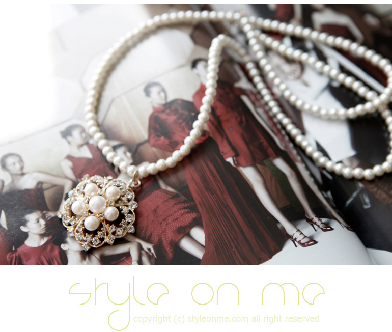 Pearl fancy fashion necklace