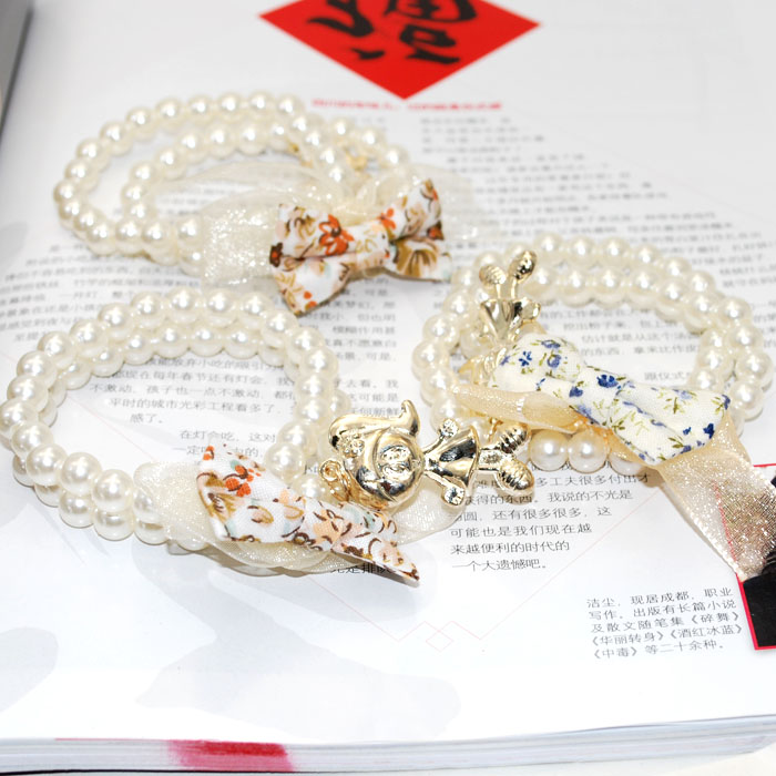 合金珍珠手链