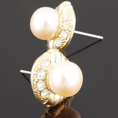 Alloy pearl ear pins 、 clips