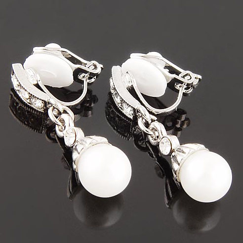 Alloy pearl ear pins 、 clips