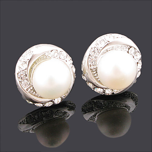 Alloy pearl ear pins 、 clips