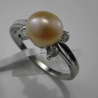 925 silver pearl ring