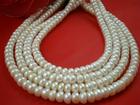 Flat piece of pearl necklace