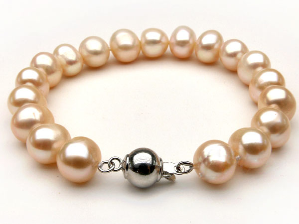 925 silver pearls bracelet