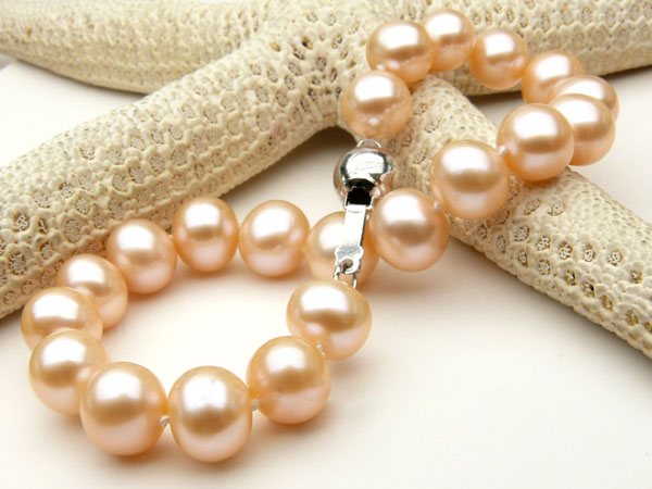 925 silver pearls bracelet