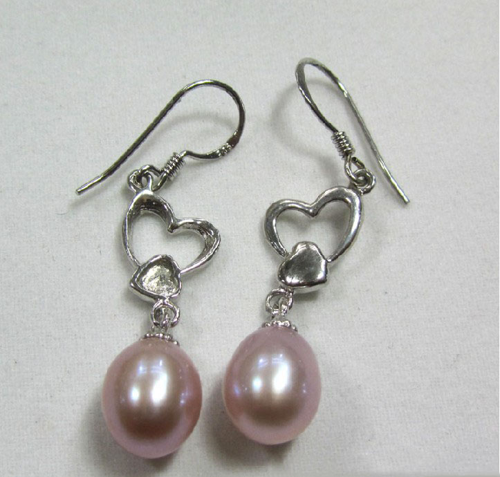 925 silver pearl earrings , earrings